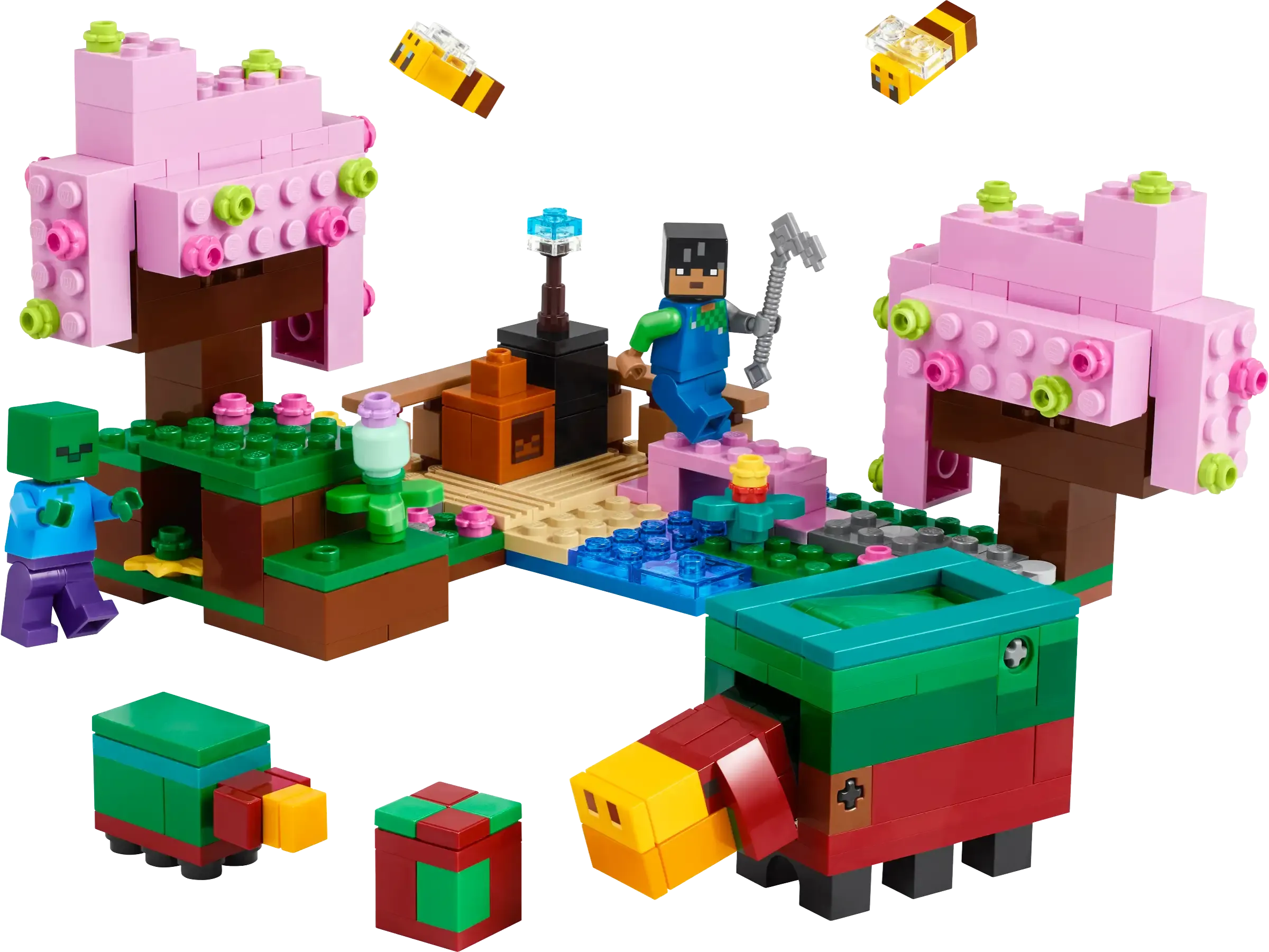 LEGO 21260 Minecraft The Cherry Blossom Garden Creature Model