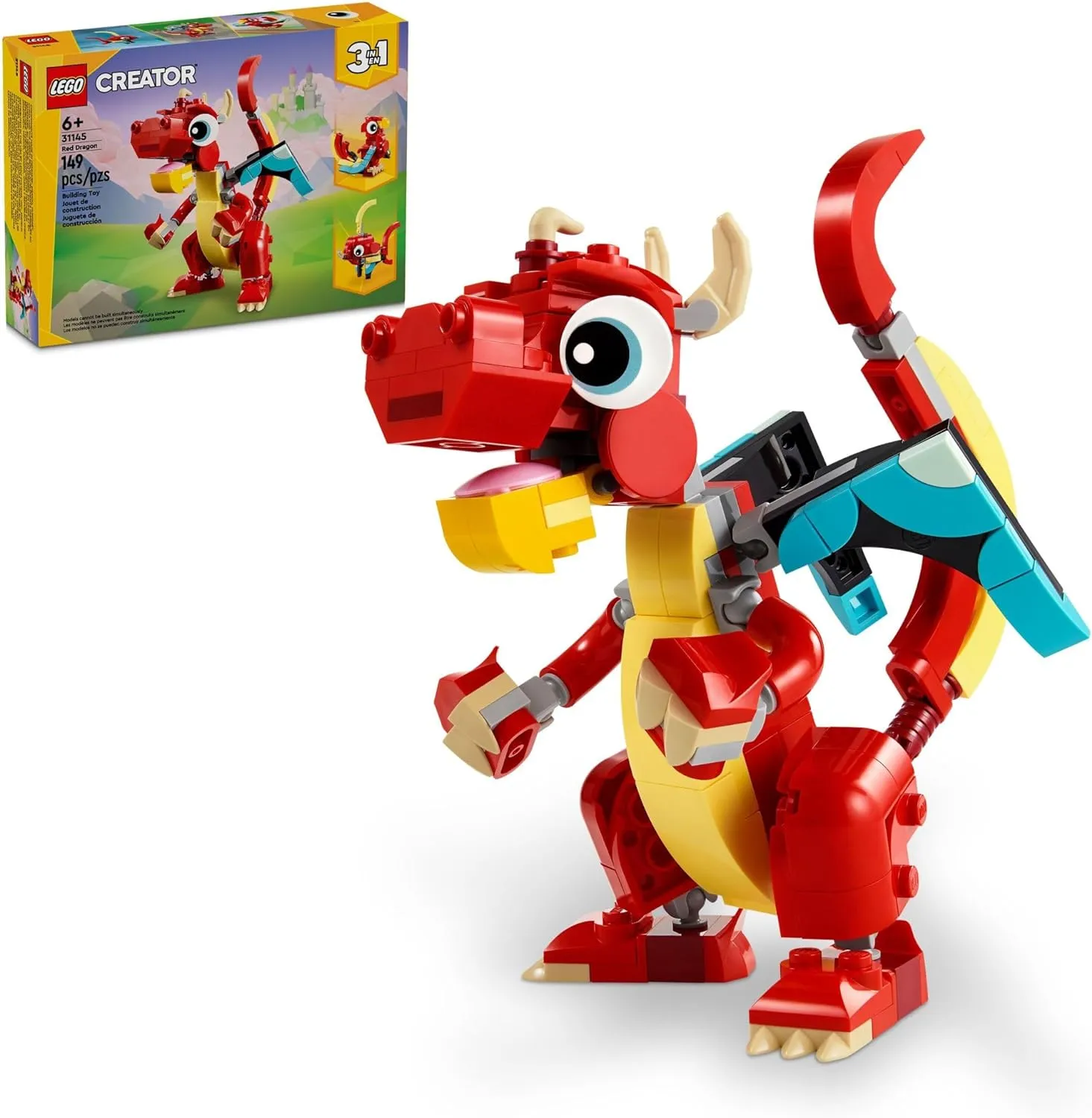 Wildlife Replica Victorian Style Lego 31145 - Creator Red Dragon