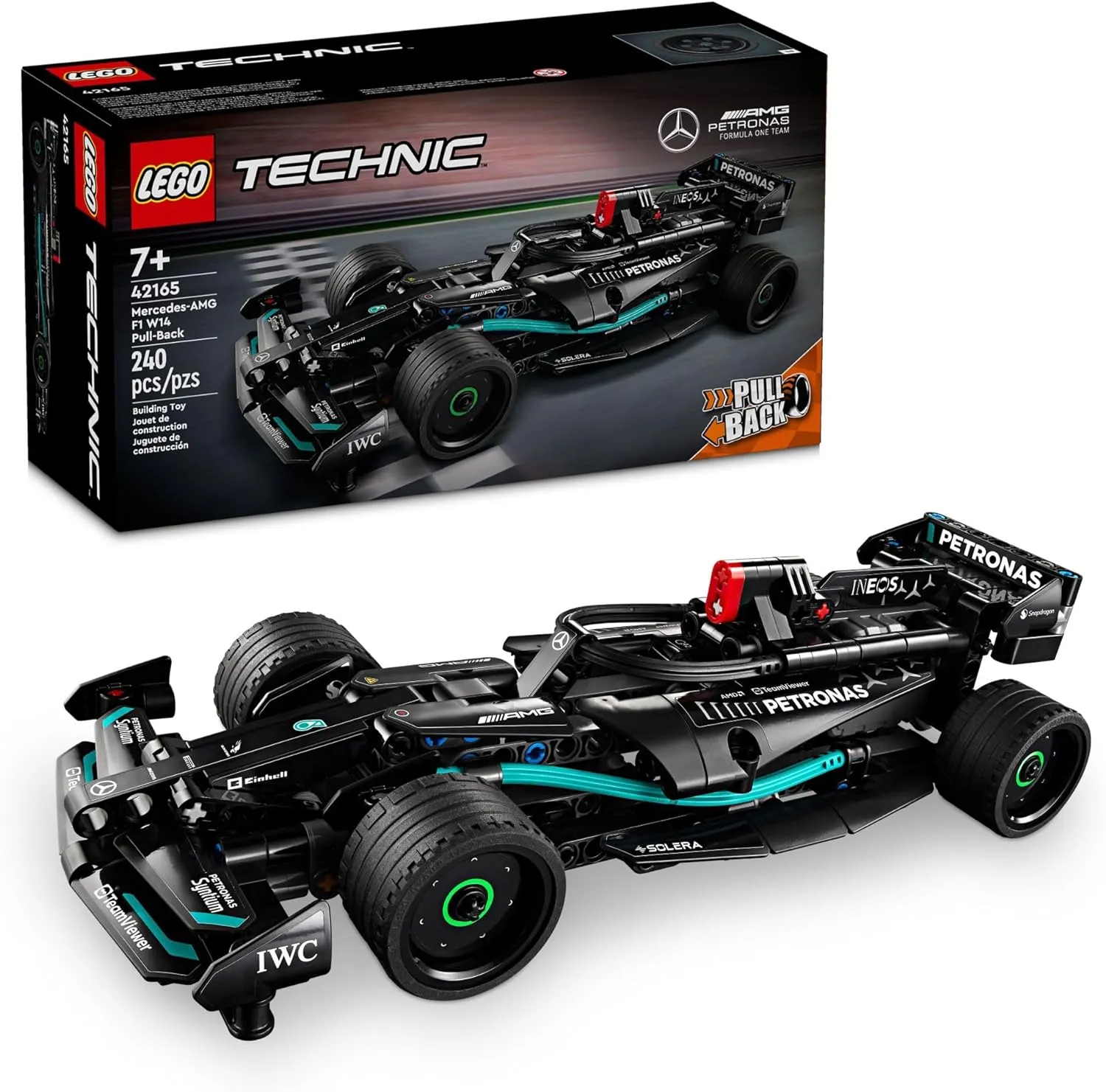 Wicked Masks Fantastic Designs Lego 42165 - Technic Mercedes-AMG F1 W14 Pull-Back