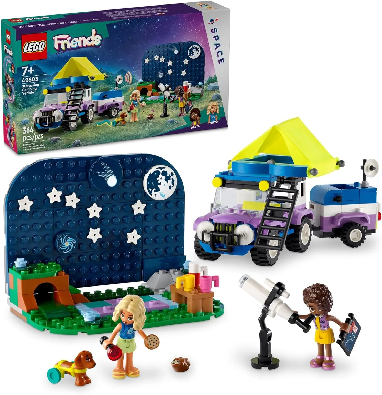 Lego 42603 - Friends Stargazing Camping Vehicle Playful Treats
