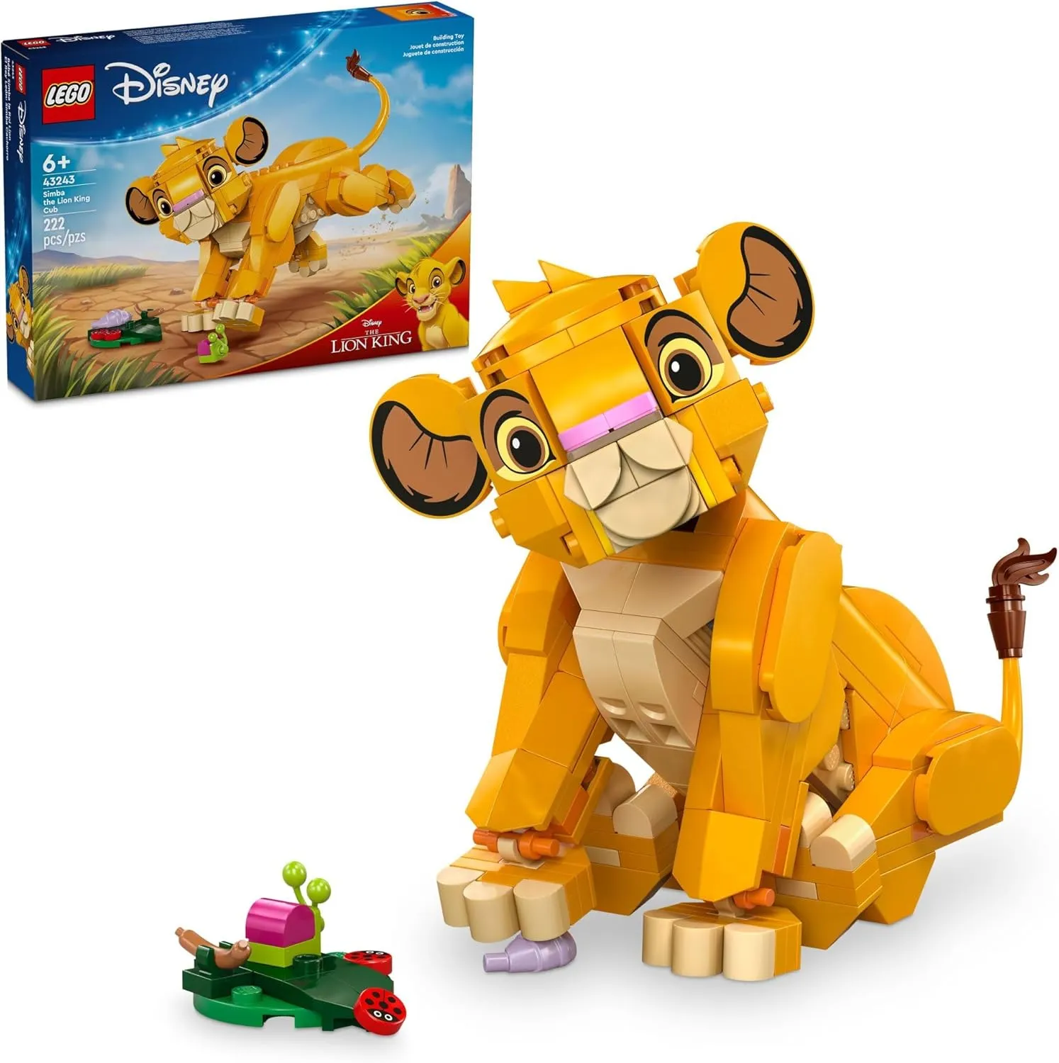 Spooky Props Playful Designs Lego 43243 - Disney Simba the Lion King Cub