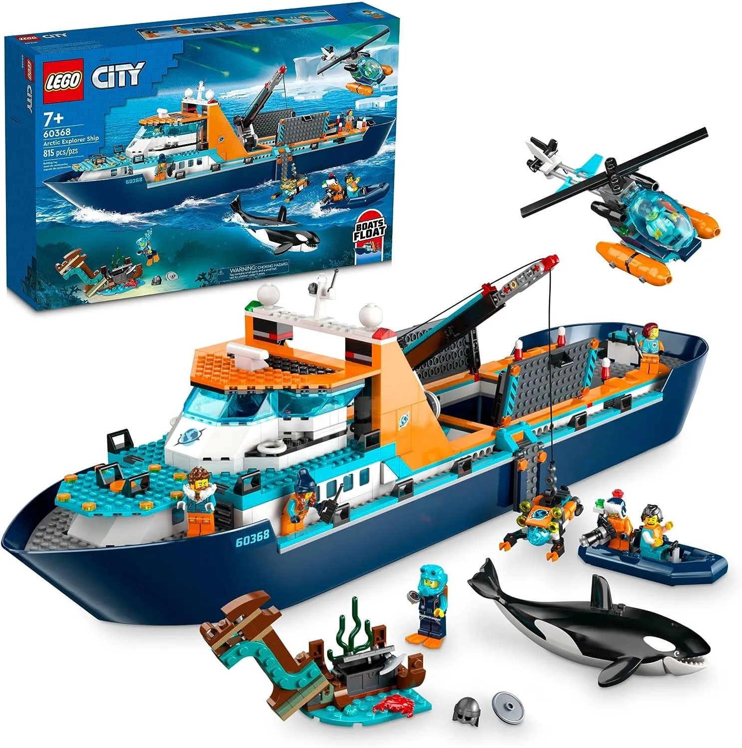 Lego 60368 - City Arctic Explorer Ship Eerie Decor