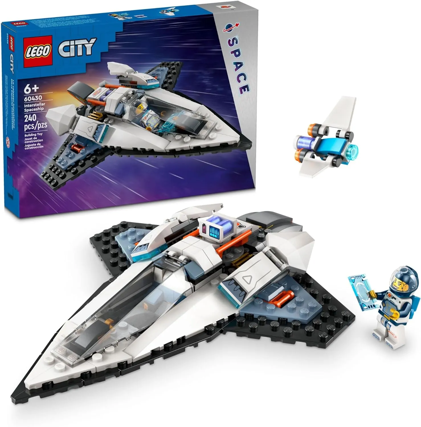 Lego 60430- City Interstellar Spaceship Whimsical Props Frightening Party
