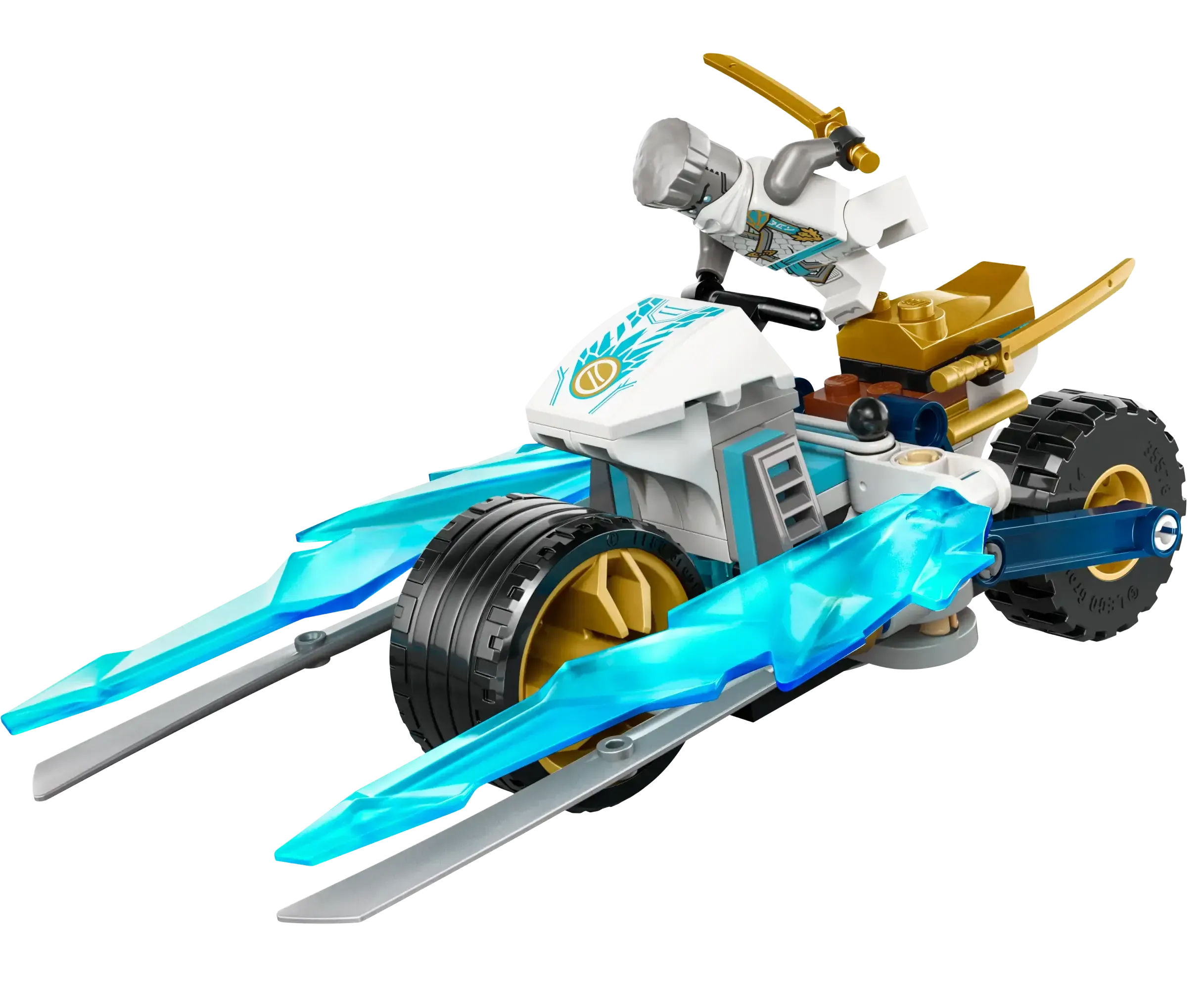 LEGO 71816 NINJAGO Zane's Ice Motorcycle Custom Arrangement Teaching Aid