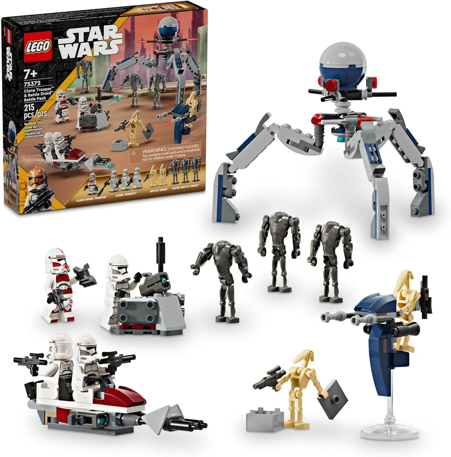 Lego 75372 - Star Wars Clone Trooper & Battle Droid Battle Pack Spooky Accents
