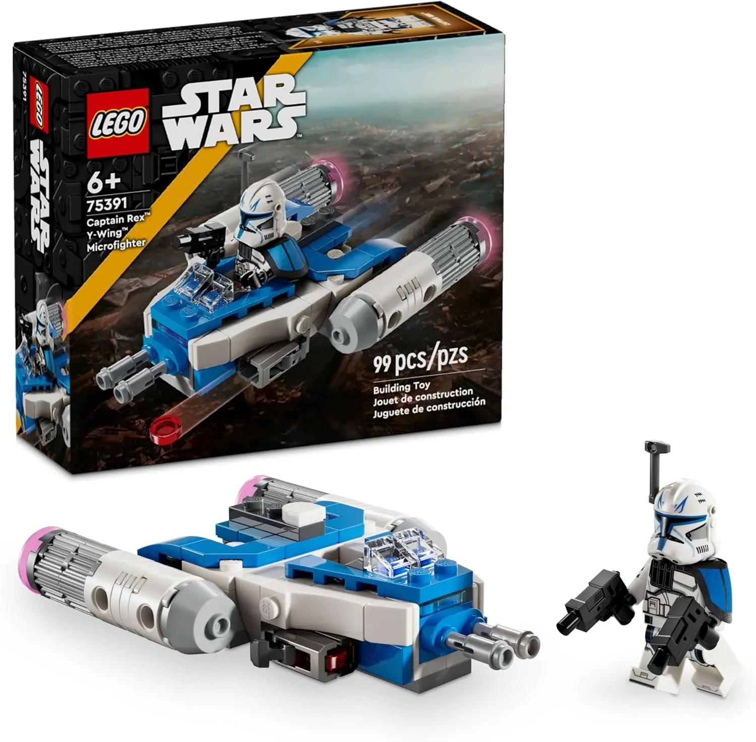 Lego 75391 - Star Wars Captain Rex Y-Wing Microfighter Monster Supplies Whimsical Accents