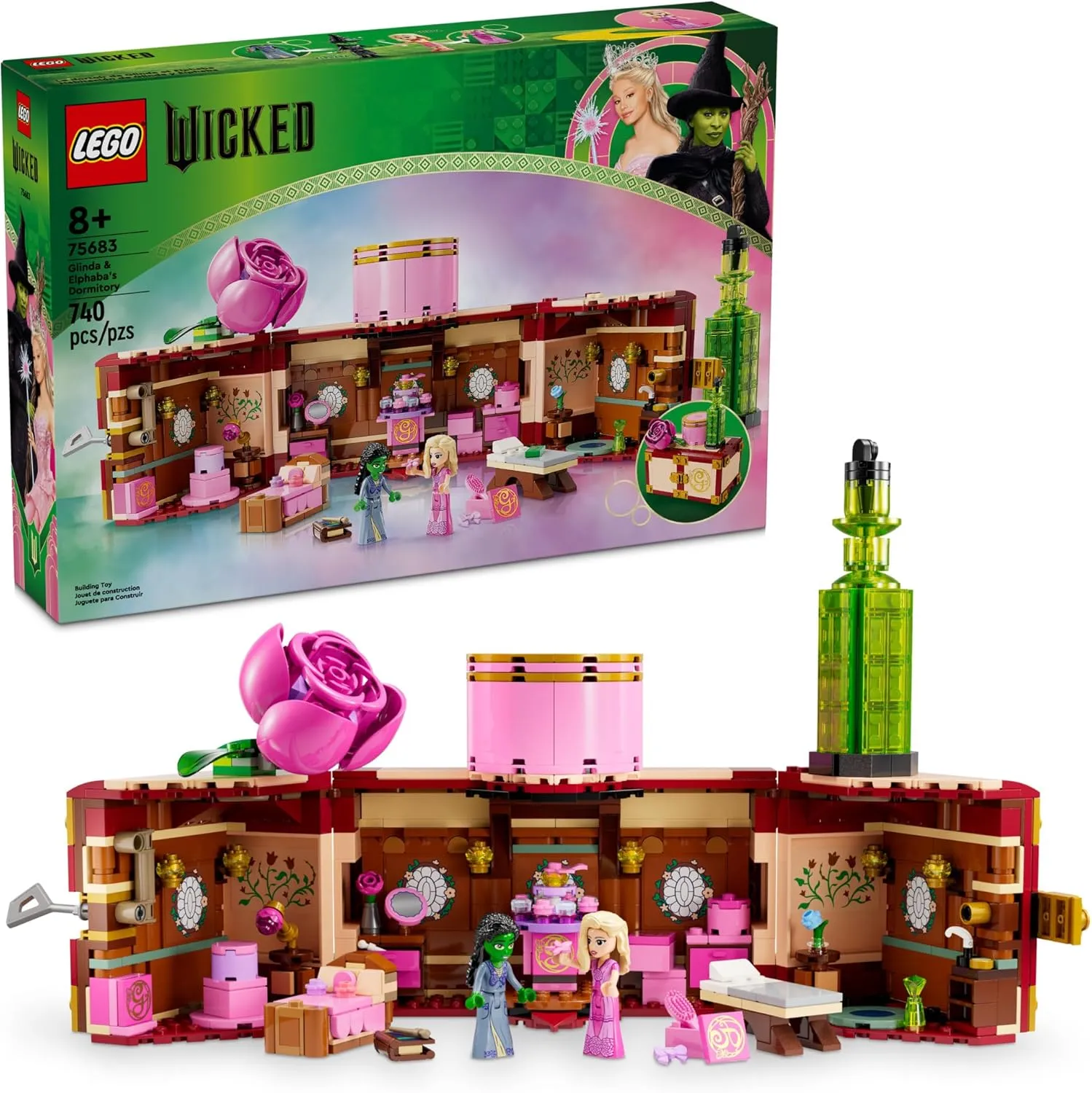 Lego 75683 - Wicked Glinda & Elphaba's Dormitory Charming Ornaments