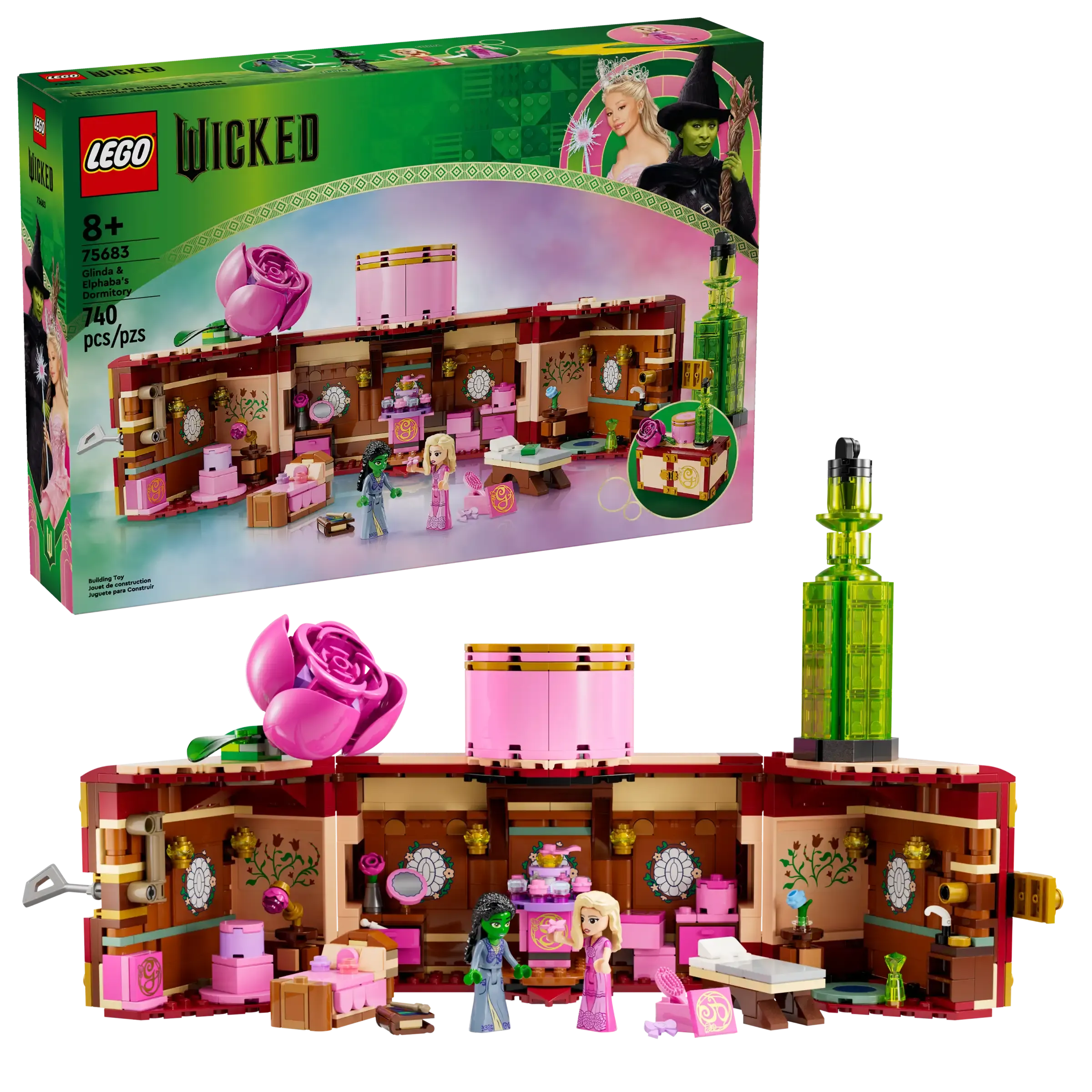 LEGO 75683 Wicked Glinda & Elphaba's Dormitory Miniature Toy Collectors Toy