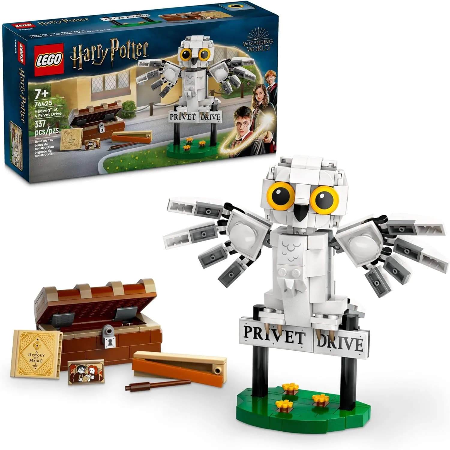Wicked Accessories Wicked Figures Lego 76425 - Harry Potter Hedwig at 4 Privet Drive