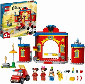 LEGO 10776 Mickey & Friends Fire Truck & Station Independent Artist Hallway Display