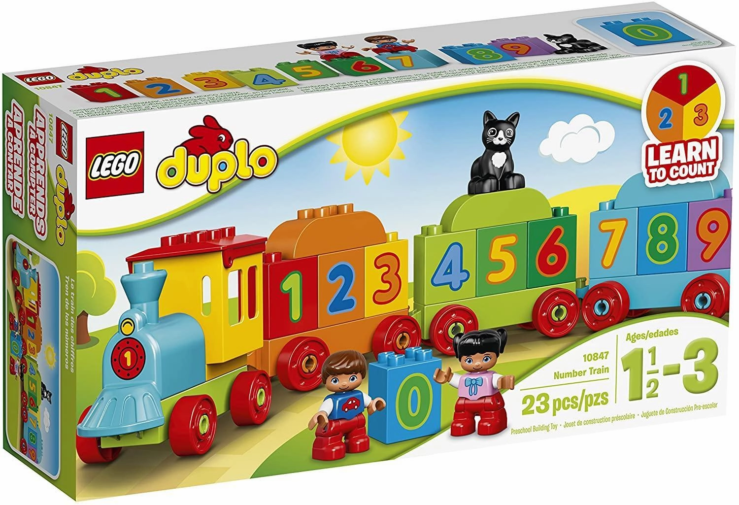 LEGO 10847 DUPLO Number Train Playset Spring Gift