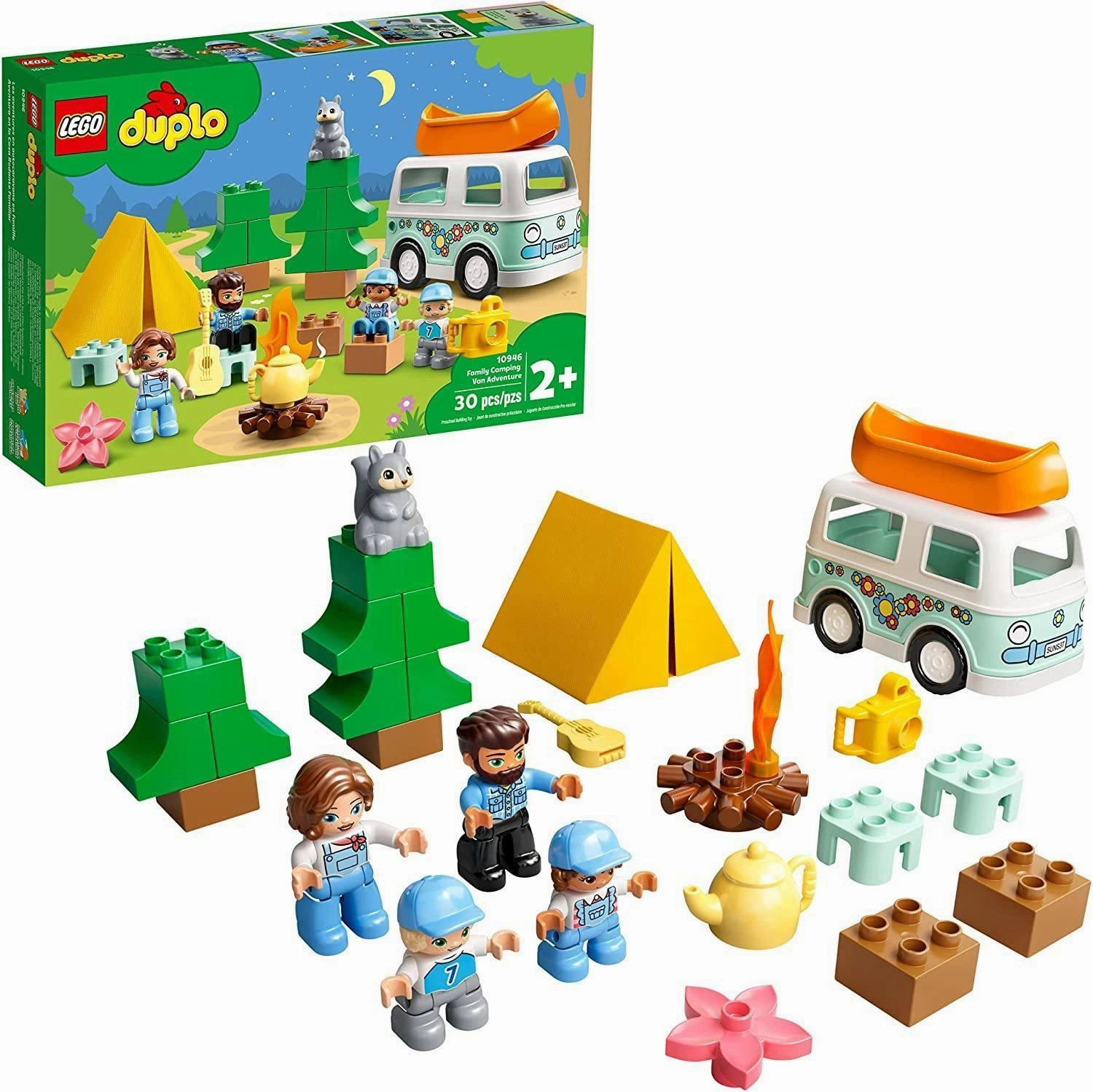 LEGO 10946 Duplo Family Camping Van Adventure Gold Leaf