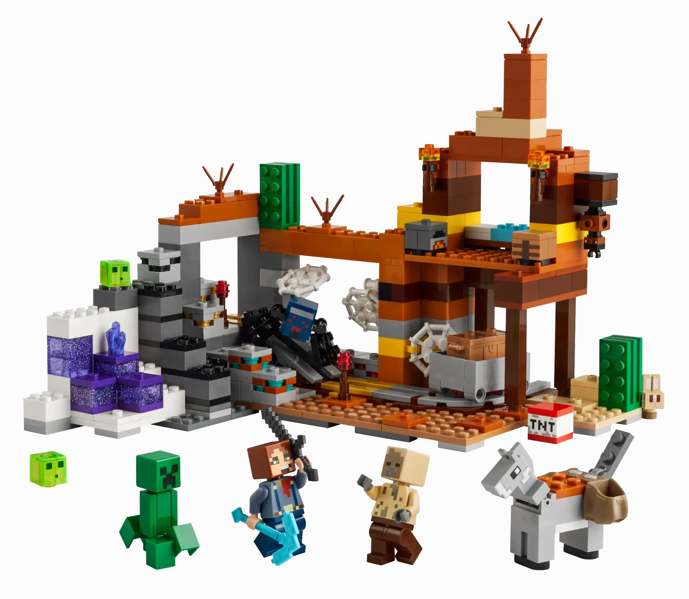 LEGO 21263 Minecraft The Badlands Mineshaft Dynamic Sculpture Tourist Memorabilia