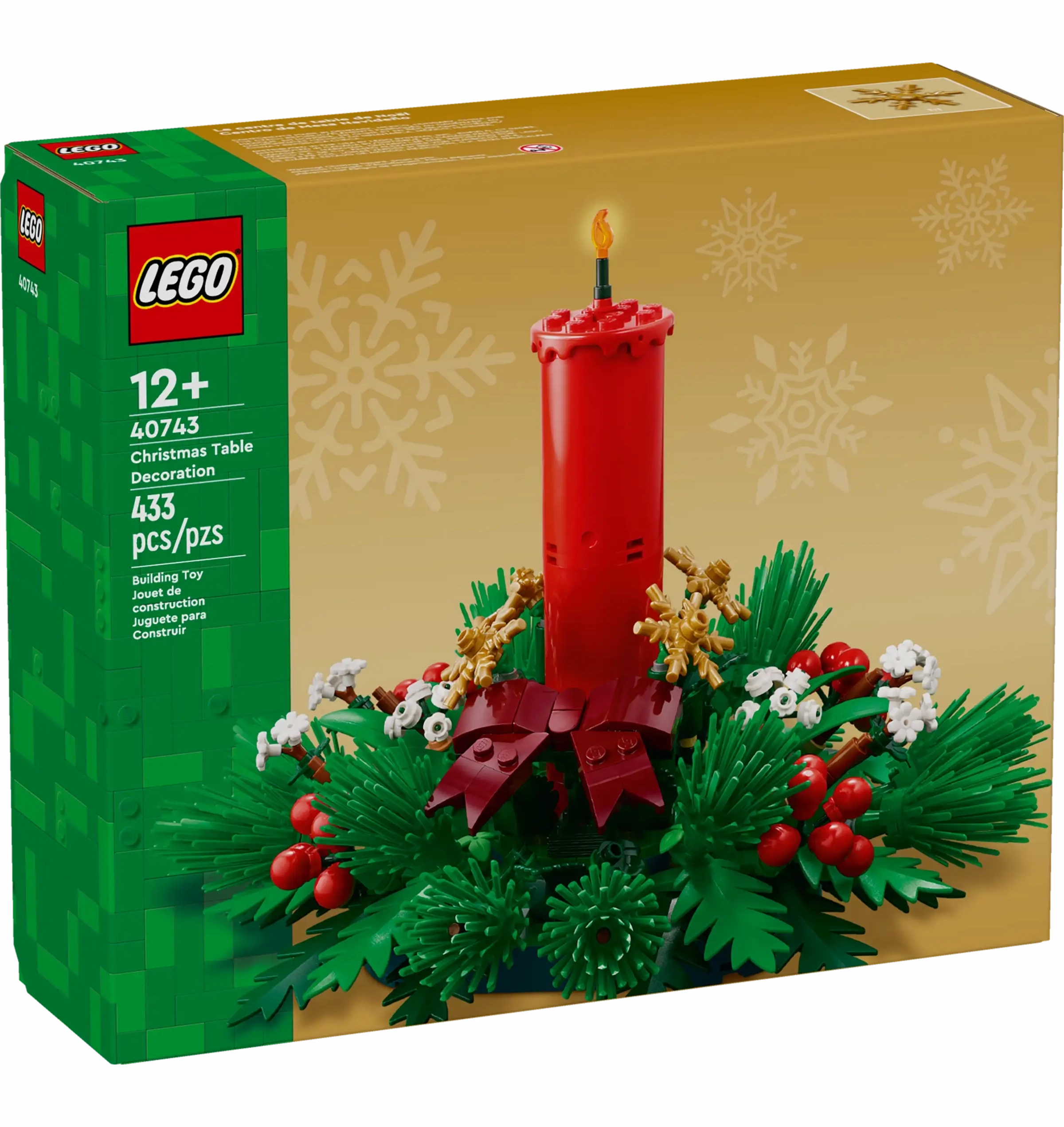for all ages Plush Companion LEGO 40743 Christmas Table Decoration