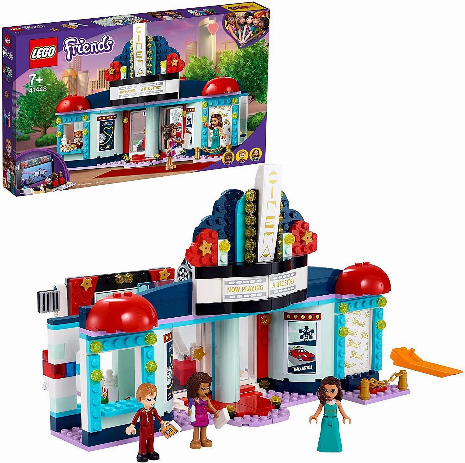 LEGO 41448 Friends Heartlake City Movie Theater Cinema Set Folk Art