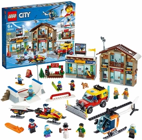 Interactive Exhibit LEGO 60203 CITY Ski Resort with Helicopter