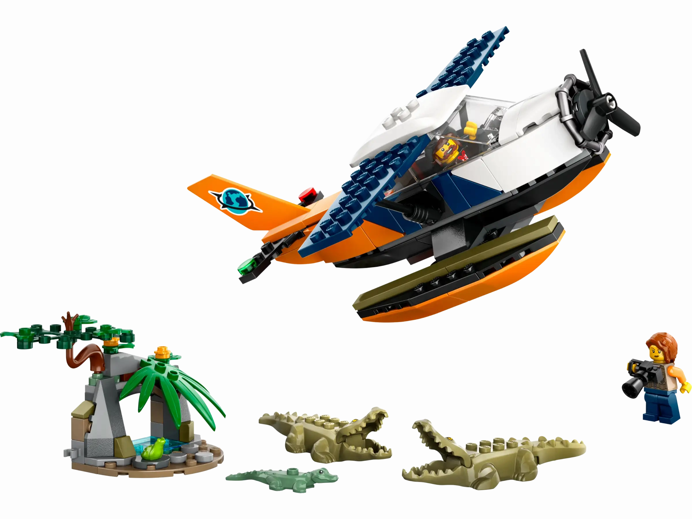 LEGO 60425 City Jungle Explorer Water Plane Cowboy Sculpture Avid Fan