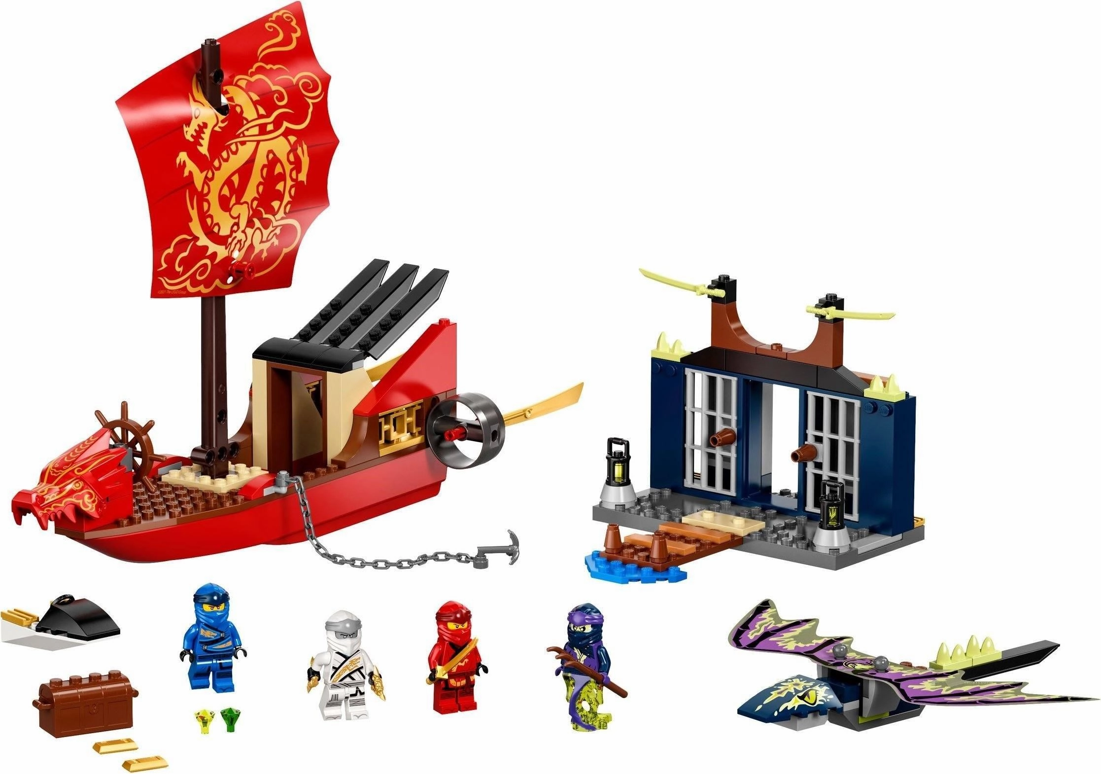 LEGO 71749 Final Flight of Destiny's Bounty Cross Culture