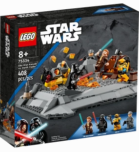 Customizable Toy LEGO 75334 STAR WARS Obi-Wan Kenobi vs Darth Vader