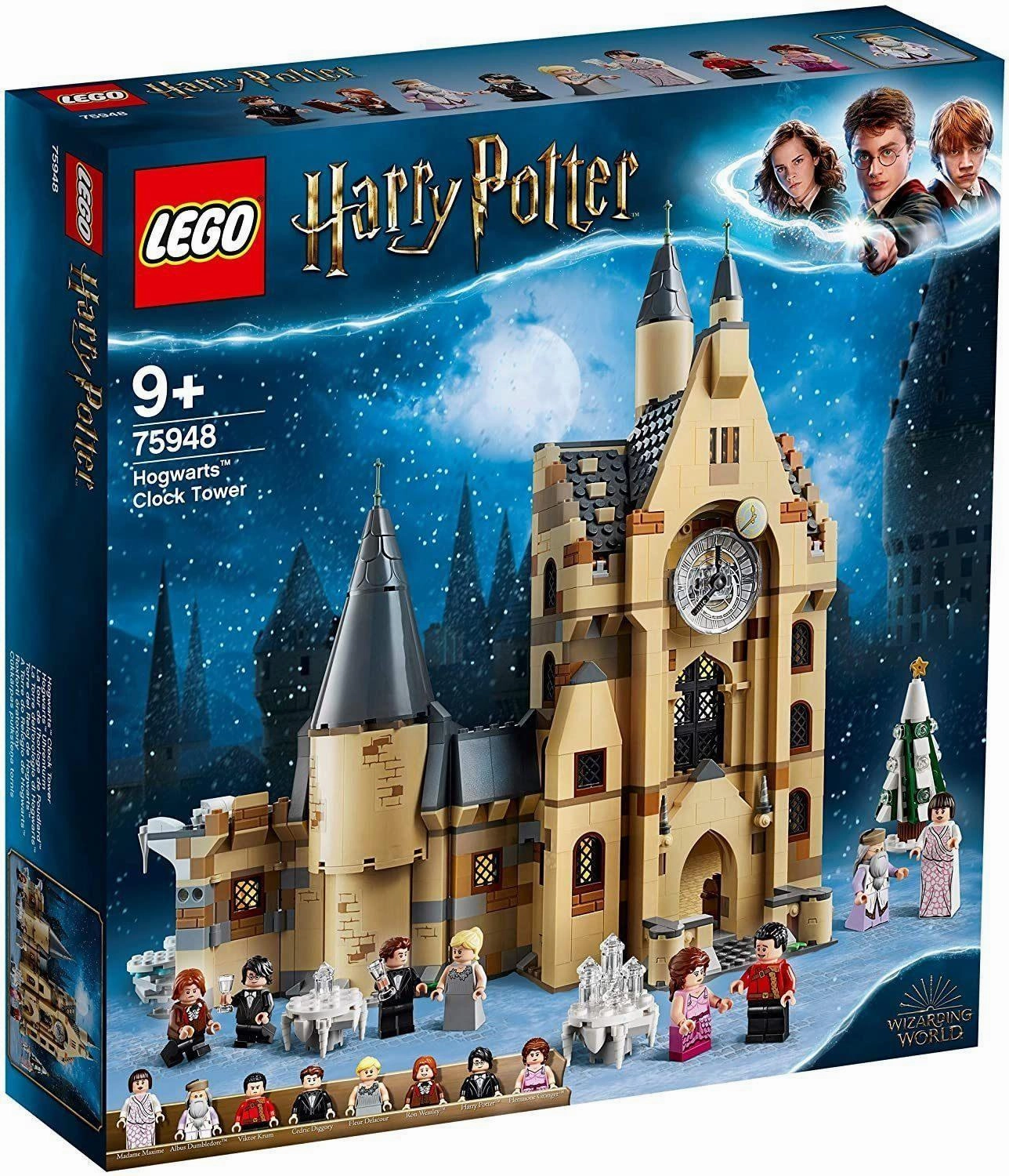 LEGO 75948 Harry Potter Hogwarts Castle Clock Tower Toy Antihero Model Series Collection
