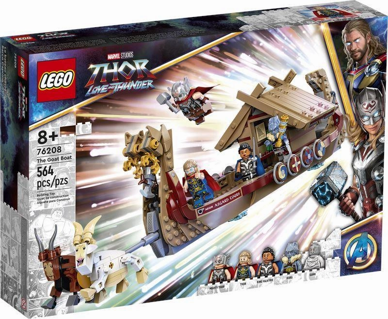 Seasonal Favorite Digital Art LEGO 76208 MARVEL THOR The Goat Boat