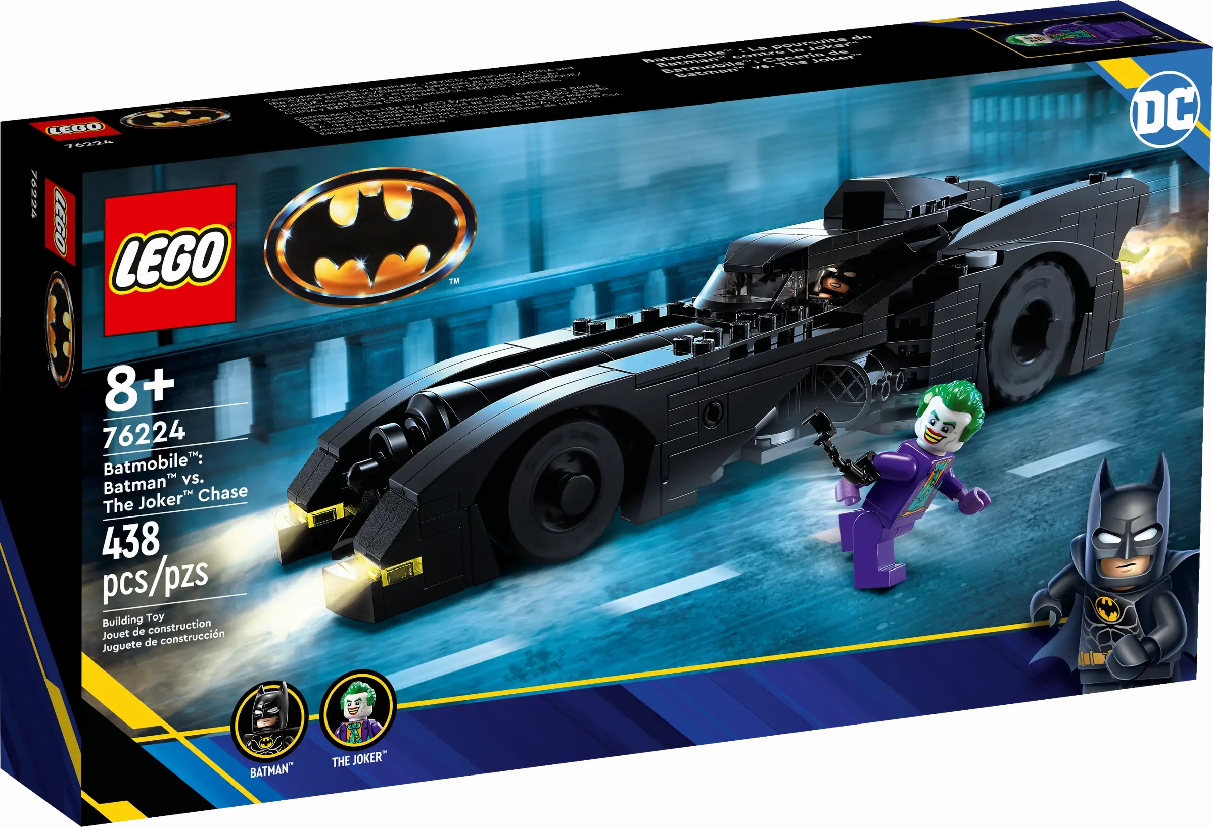 Fairy tale LEGO 76224 Batmobile Batman vs The Joker Chase