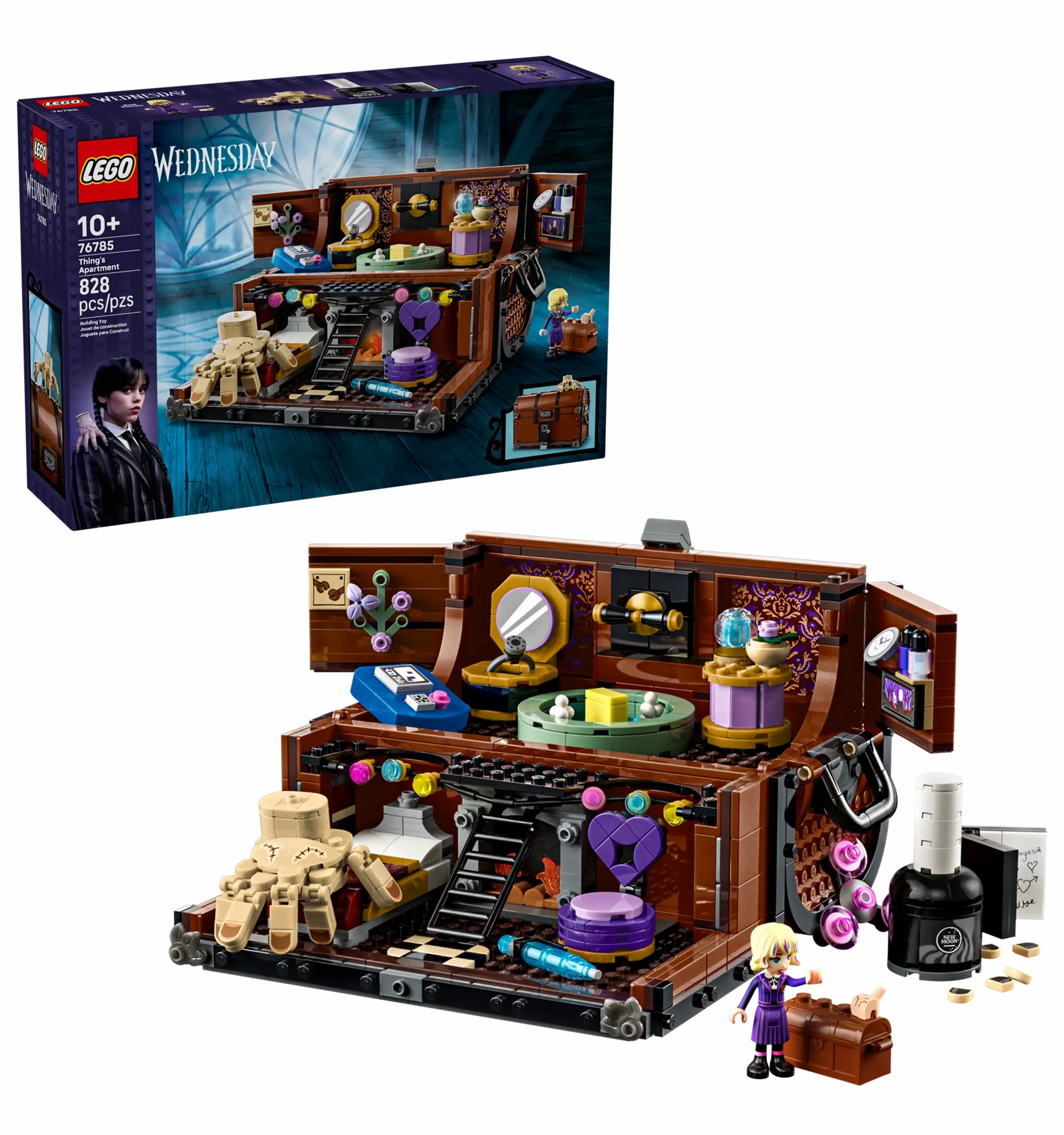 LEGO 76785 WEDNESDAY Thing's Apartment Display Toy