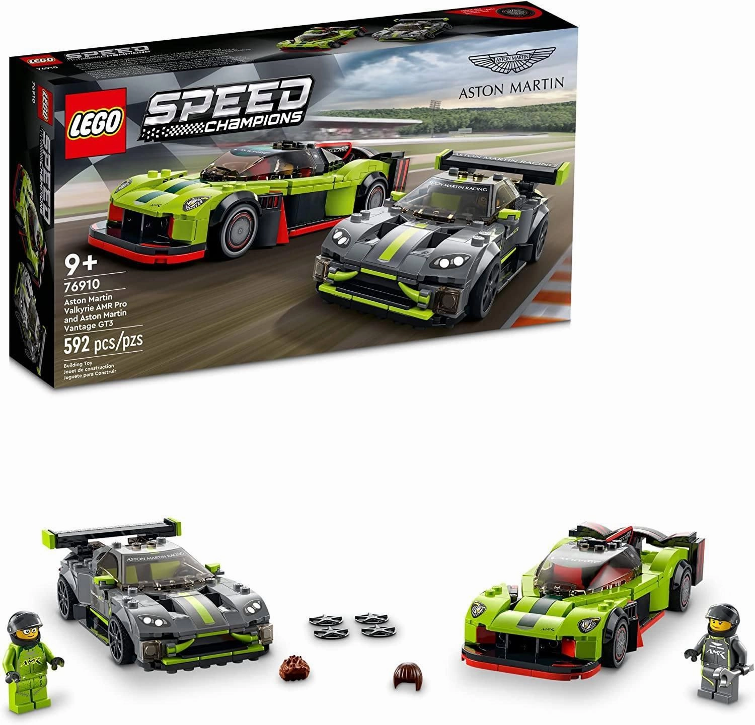 Special Release LEGO 76910 Speed Champions Aston Martin Valkyrie AMR Pro and Aston Martin Vantage GT3