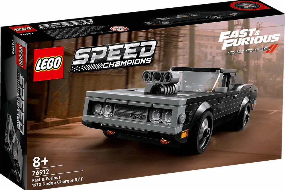 Arctic Animal Durable Material LEGO 76912 Fast & Furious 1970 Dodge Charger R/T
