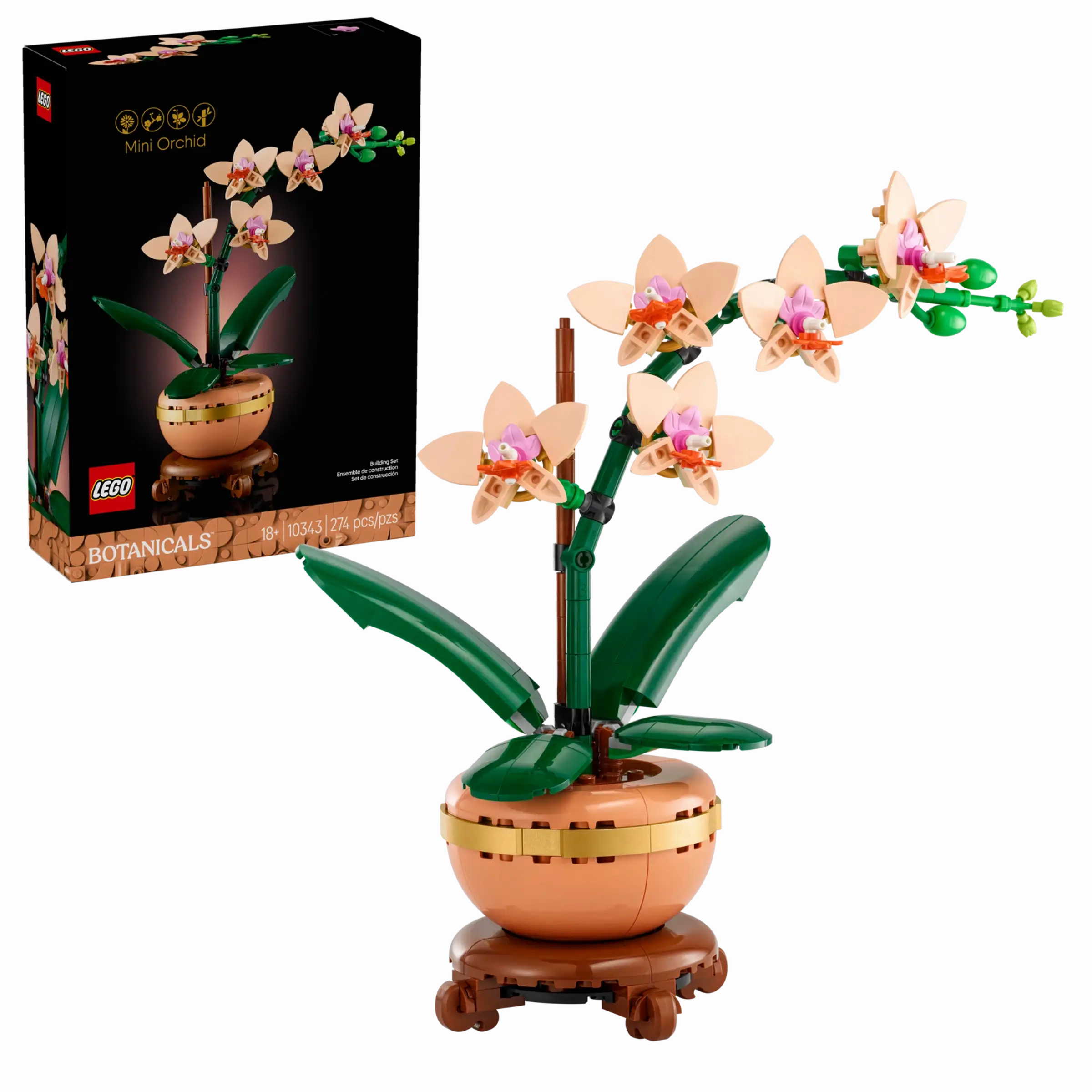 LEGO BOTANICALS 10343 Icons Botanical Mini Orchid Limited Edition Super Deformed