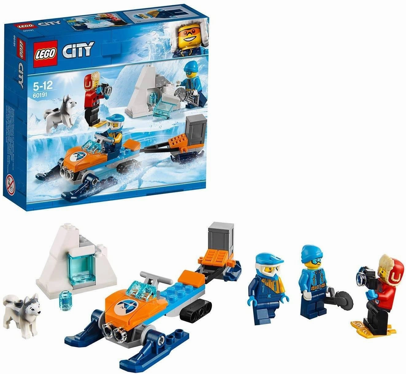 LEGO CITY 60191 Arctic Exploration Team Building Set Surrealist Art Small Sculpture
