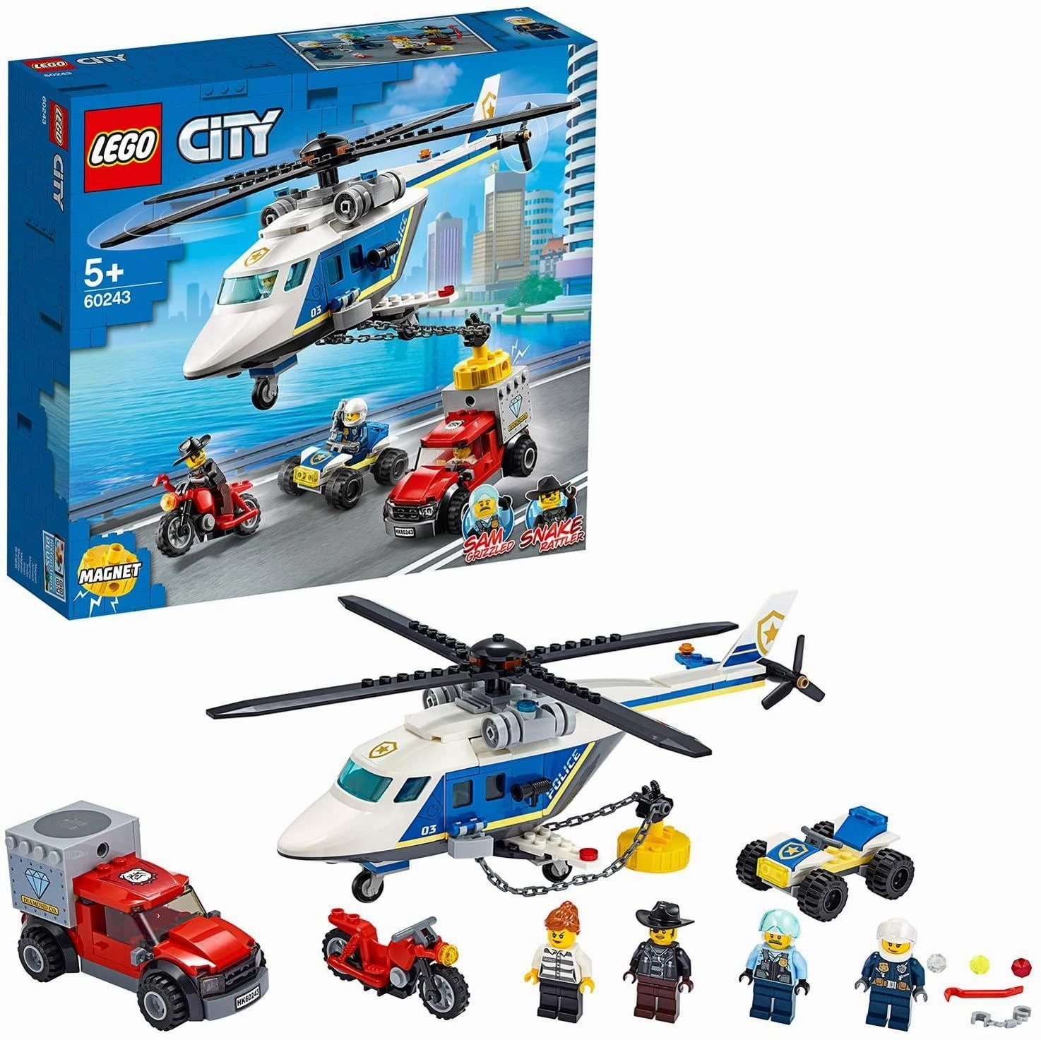 LEGO CITY 60243 Police Helicopter Chase All Season
