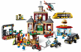 LEGO CITY 60271 Main Square Polymer Clay Landmark Replica