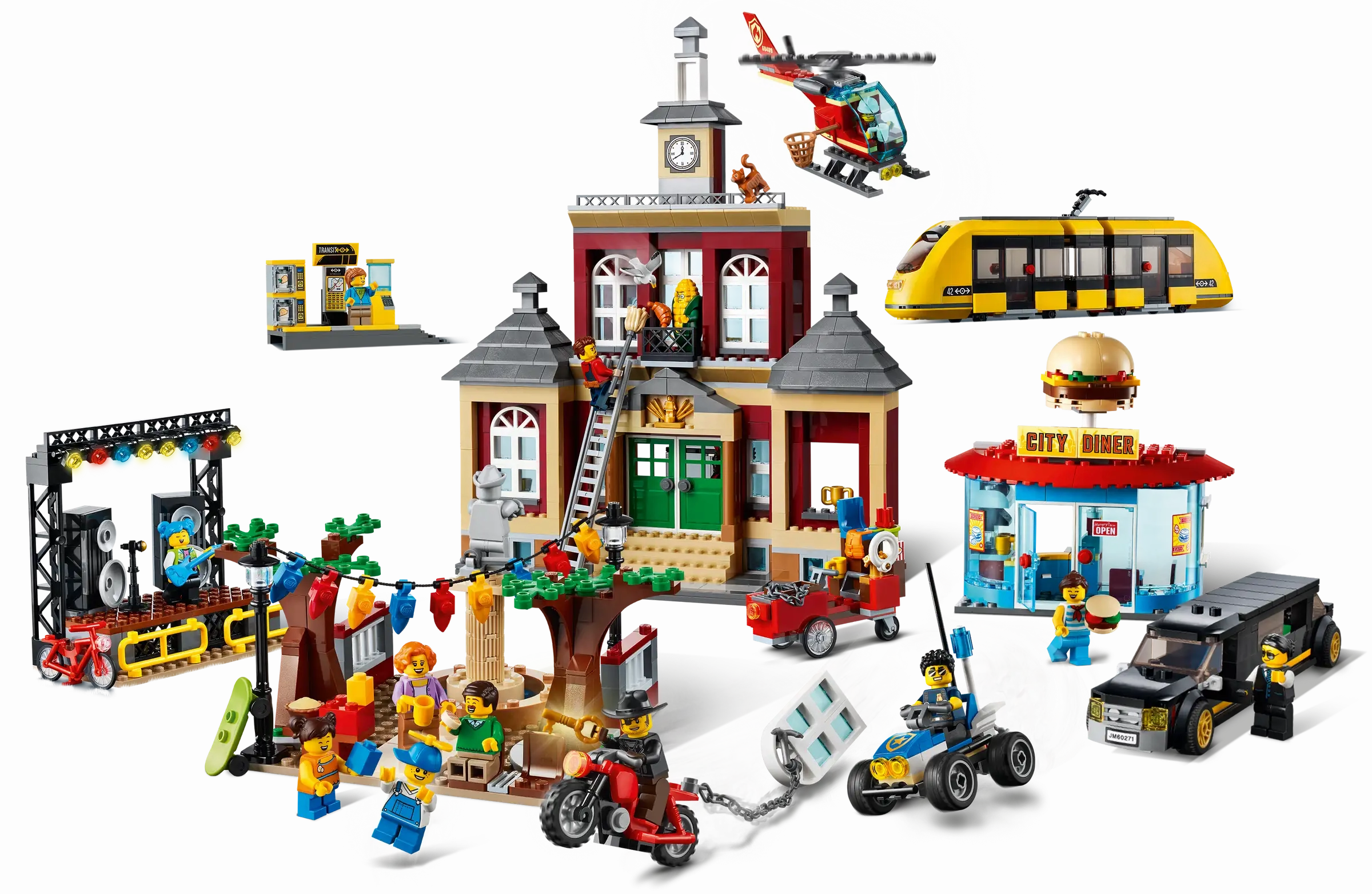 Personalized Card LEGO CITY 60271 Main Square