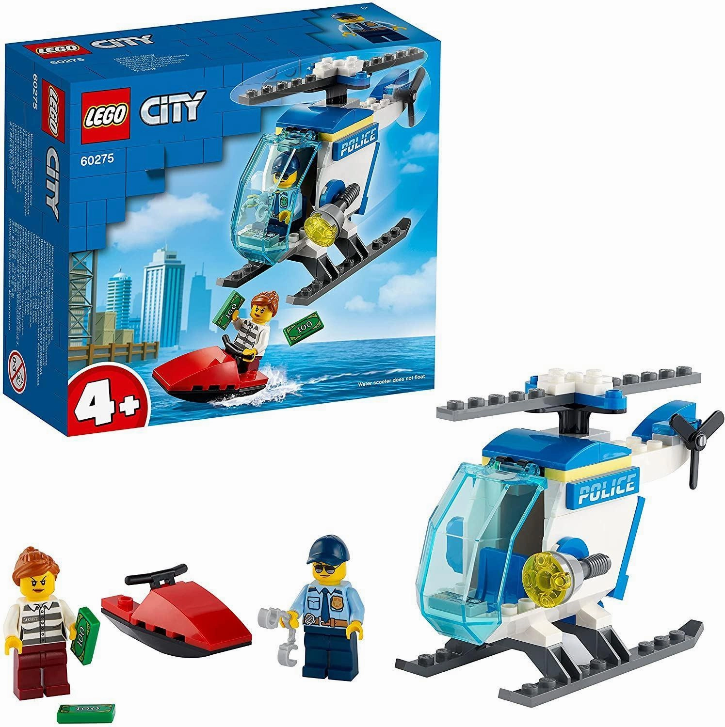 Online Game People Sculpture LEGO CITY 60275 Police Helicopter Toy