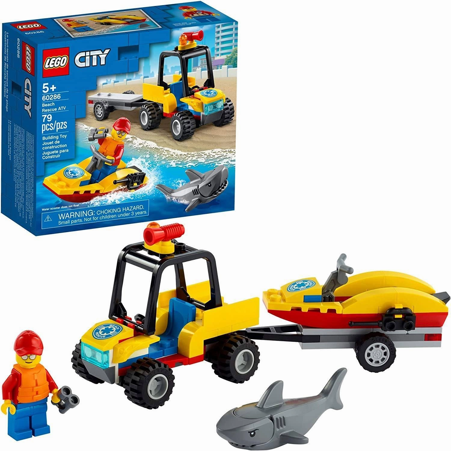 African Art LEGO CITY 60286 Beach Rescue ATV