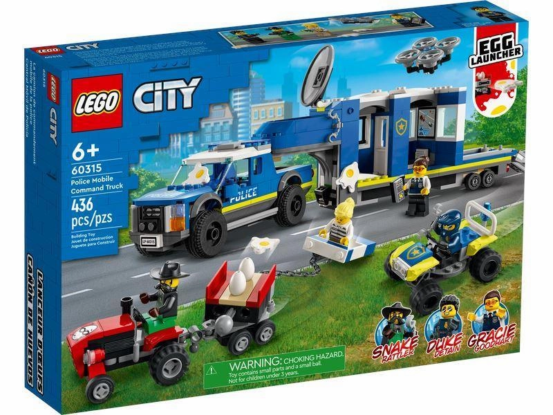 LEGO CITY 60315 Police Mobile Command Truck Fantasy Model