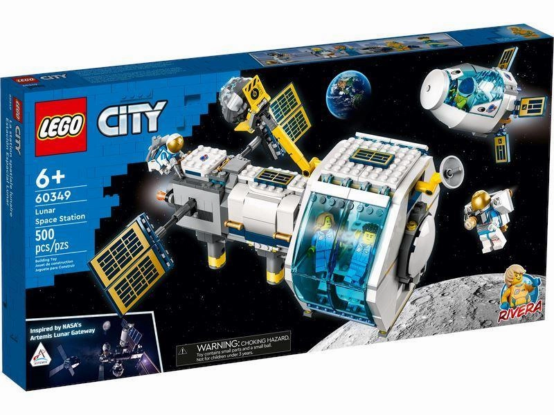 LEGO CITY 60349 Lunar Space Station Memory Keepsake Superhero Replica