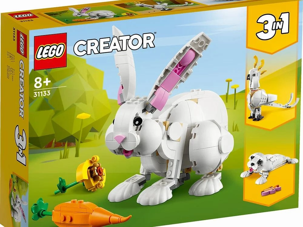Mid Century LEGO CREATOR 3in1 31133 White Rabbit