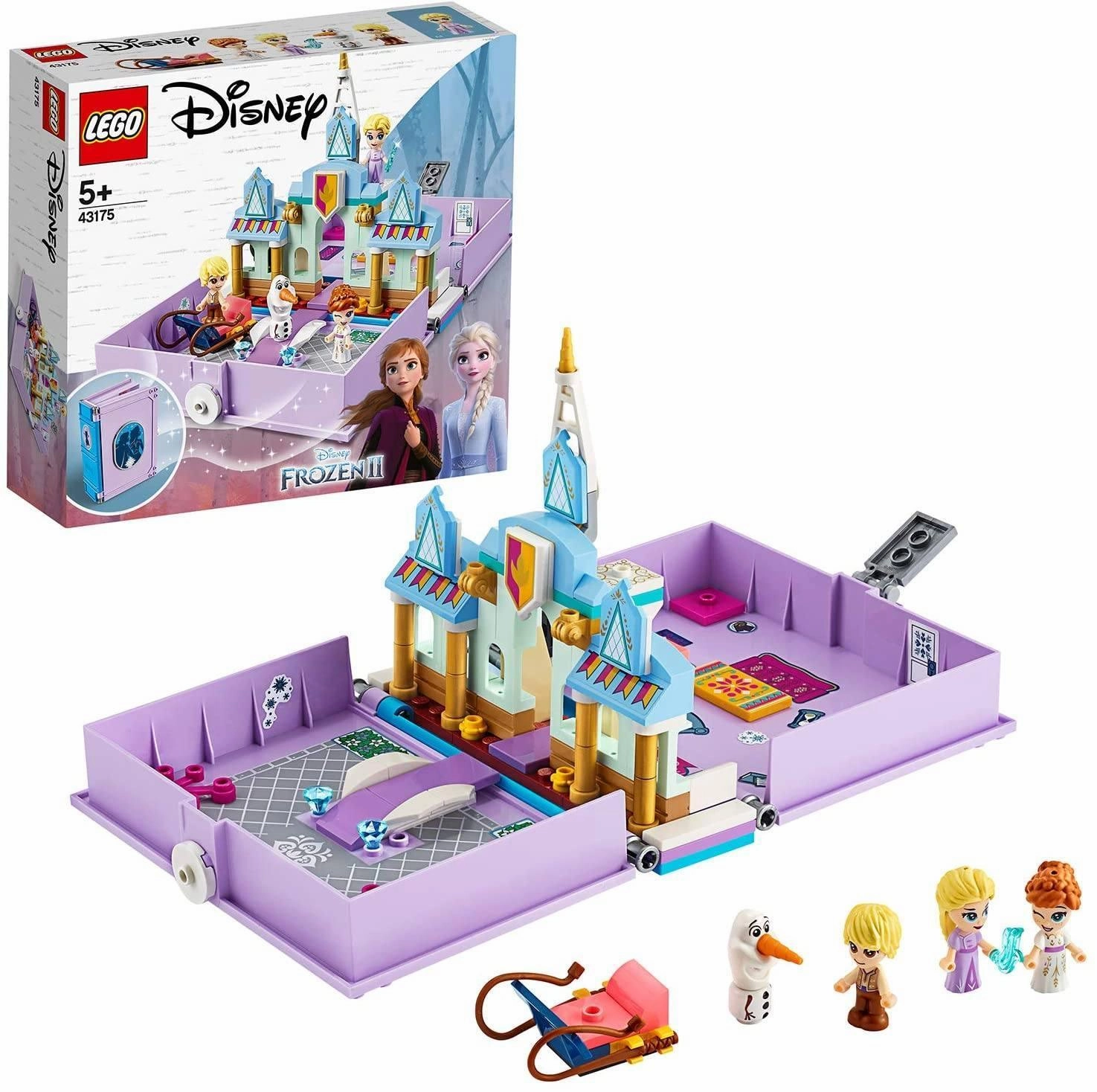 Collectors Piece Collection Showcase LEGO DISNEY 43175 Disney Princess Frozen II  Anna and Elsa??s Storybook