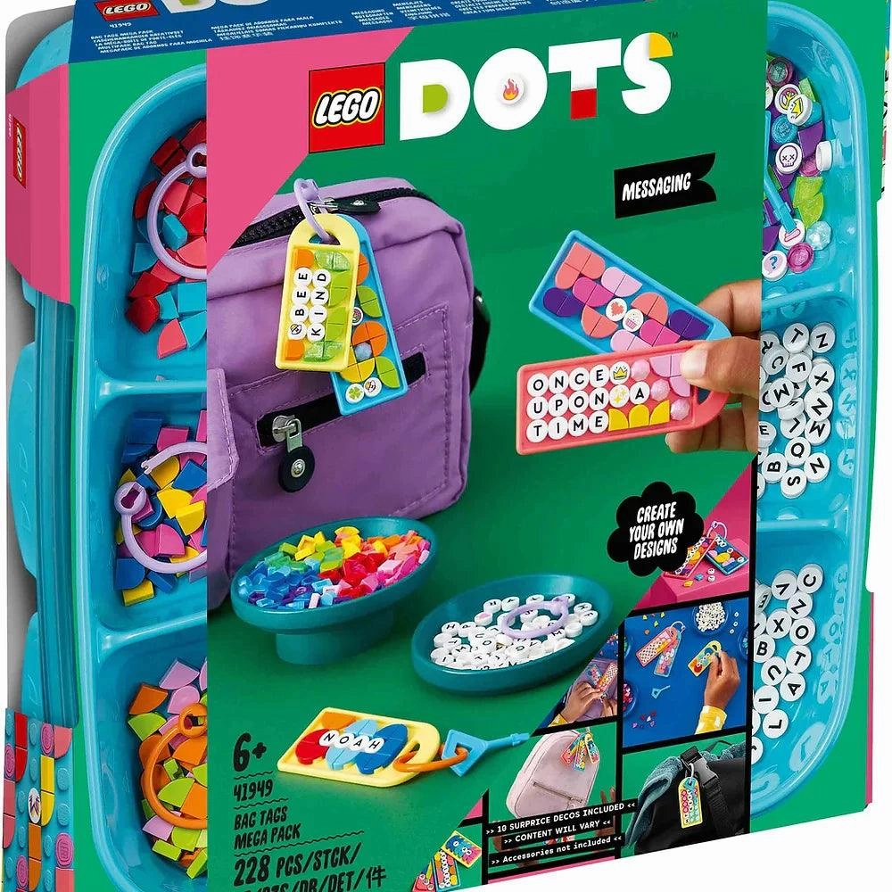 Robot Statue LEGO DOTS 41949 Bag Tags Mega Pack - Messaging