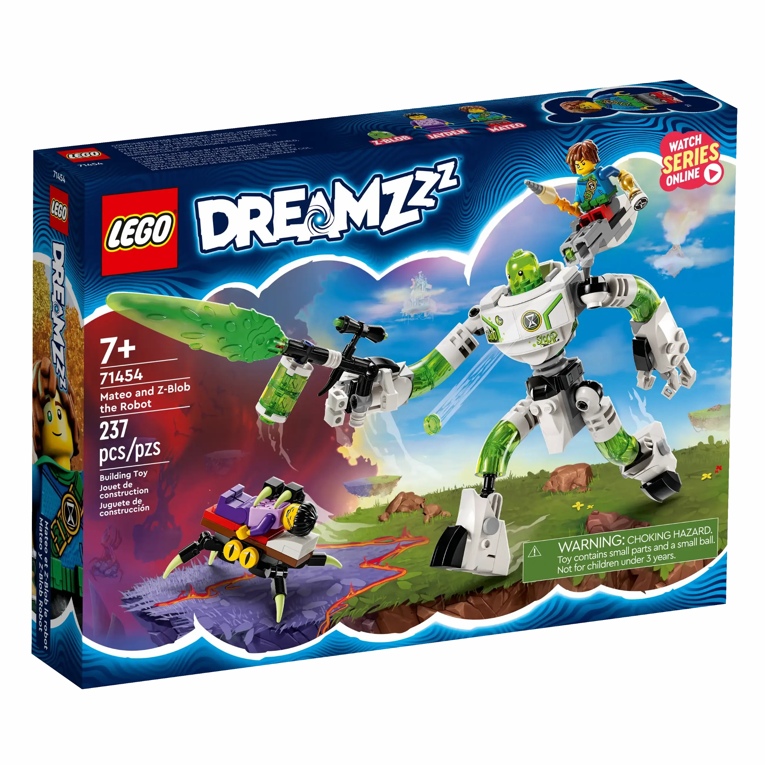 LEGO DREAMZZZ 71454 Mateo and Z-Blob the Robot Collectors Replica Modern Icon
