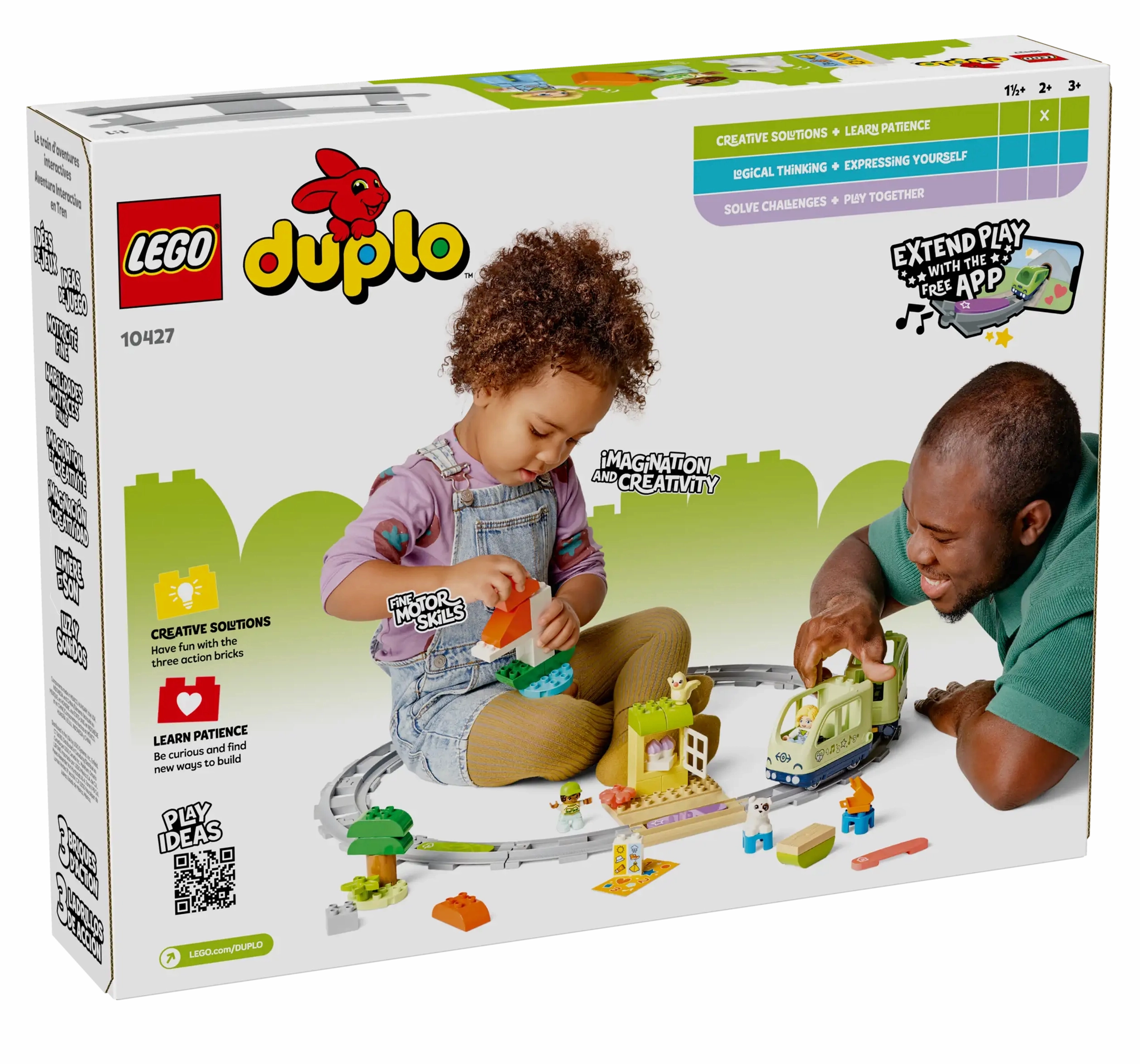 Recycled plastic Archival Quality LEGO DUPLO 10427 Interactive Adventure Train