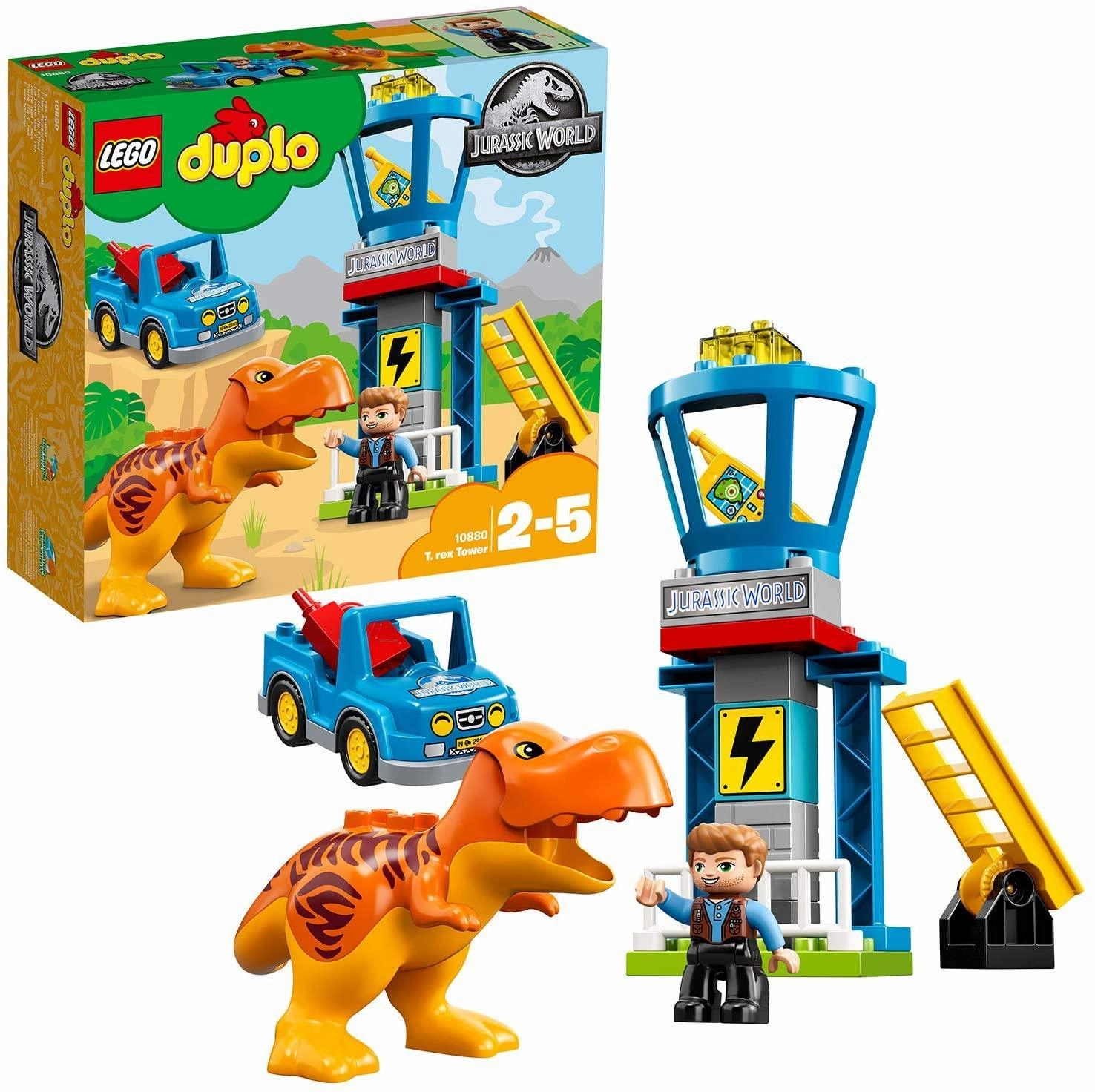 Man Cave Artisanal Product LEGO DUPLO 10880 Jurassic World T. Rex Tower