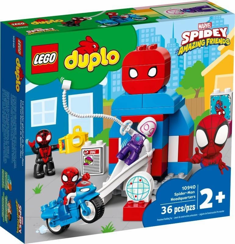 LEGO DUPLO 10940 Spider-Man Headquarters Graduation Gift Battle Model