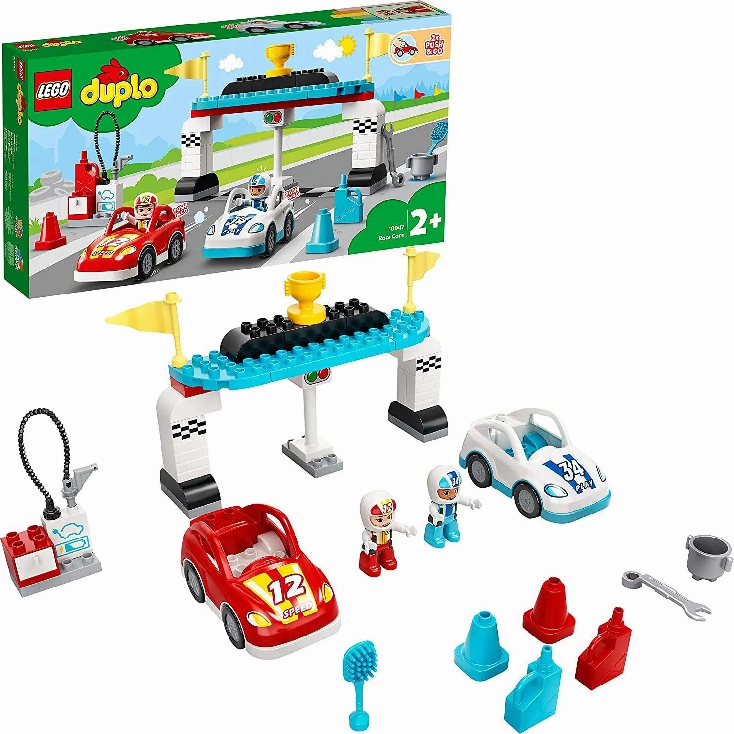 Battle Pose Detailed Figure LEGO DUPLO 10947 Race Cars
