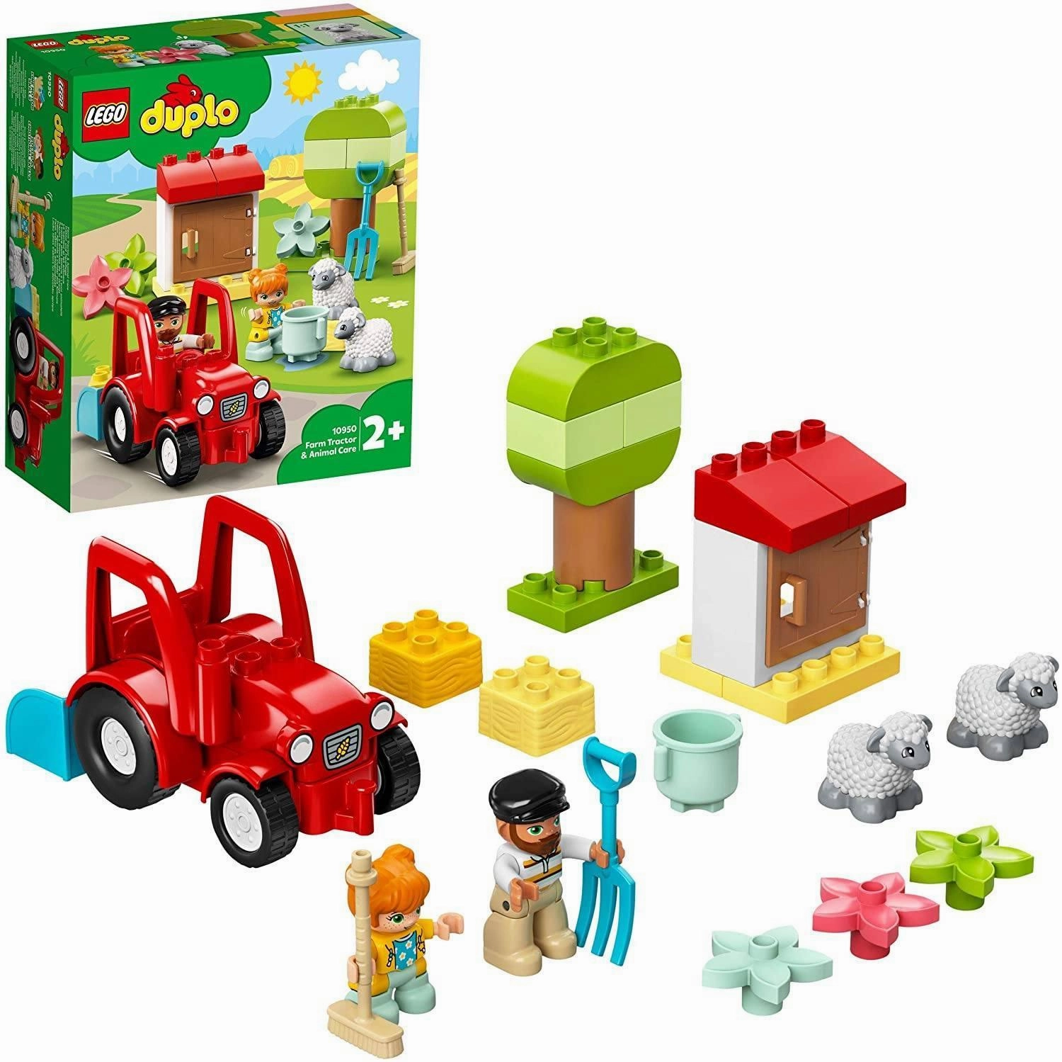 Special Gift Tool Accessory LEGO DUPLO 10950 Town Farm Tractor & Animal Care Toddler Toy