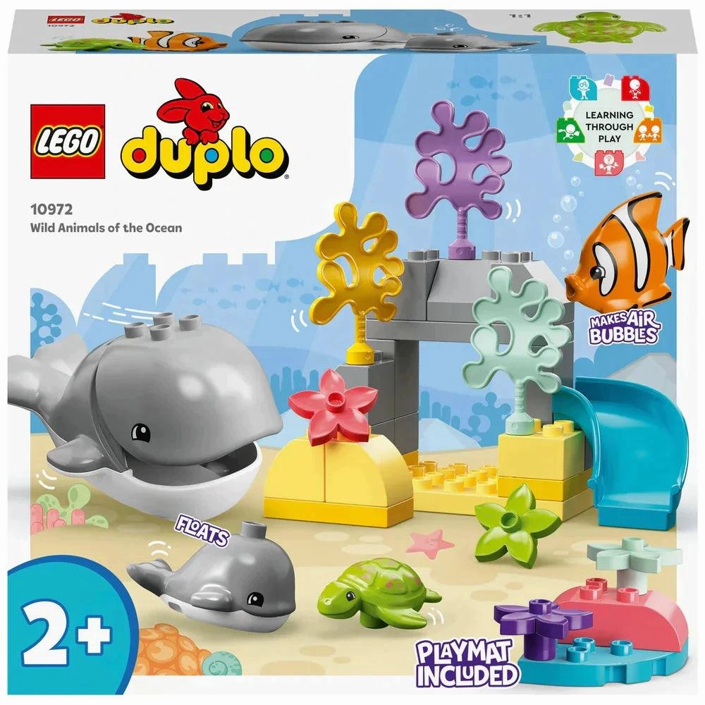 Library Decor Evergreen Product LEGO DUPLO 10972 Wild Animals of the Ocean Toys