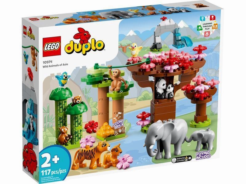 LEGO DUPLO 10974 Wild Animals of Asia International Icon Articulated Statue
