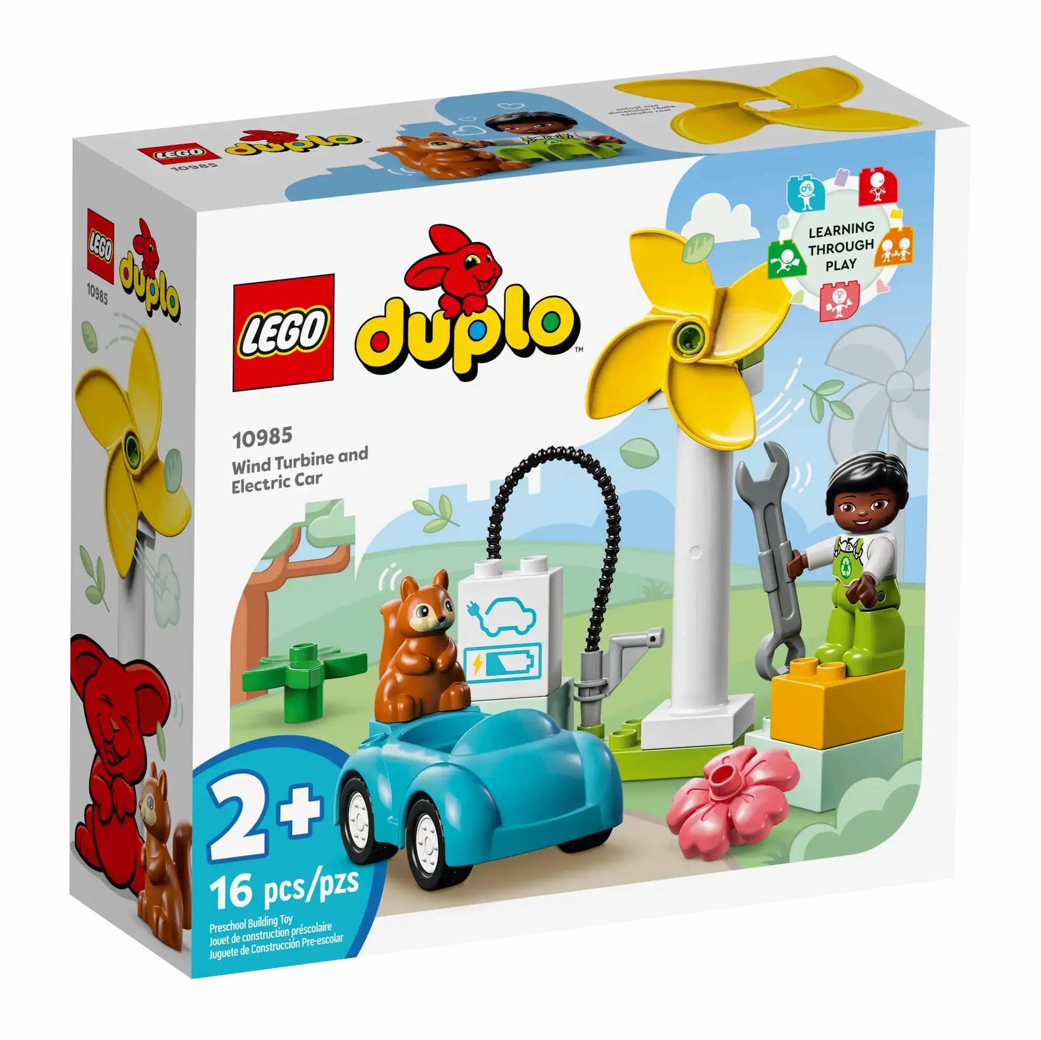 LEGO DUPLO 10985 Wind Turbine and Electric Car Ceramic Sculpture